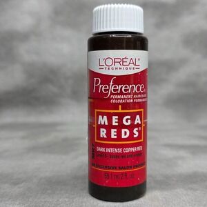 Loreal Preference Mega Reds MR7 Dark Intense Copper Red - 2 oz
